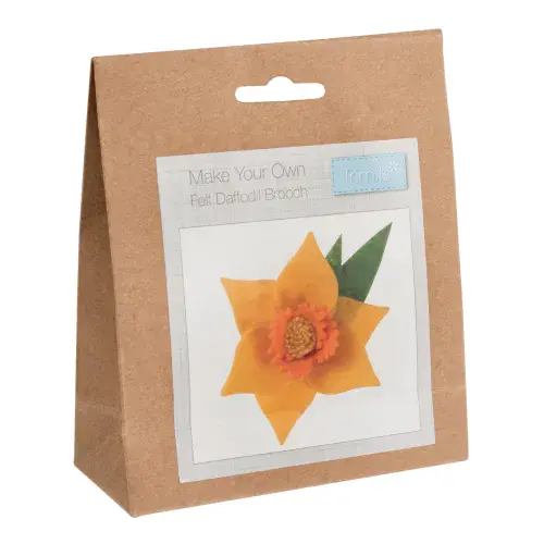 Daffodil Brooch Felt Decoration Kit