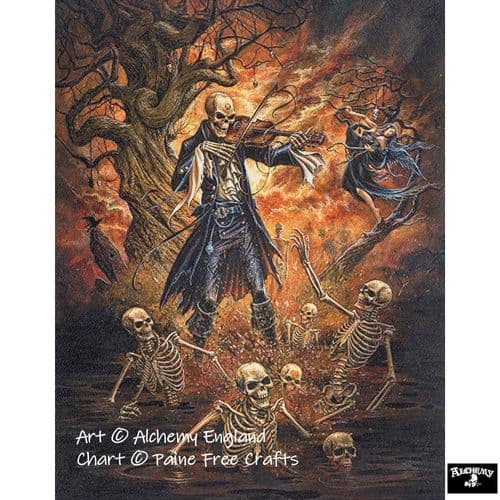 Danse Macabre (Alchemy England) by Paine Free Crafts printed cross stitch chart