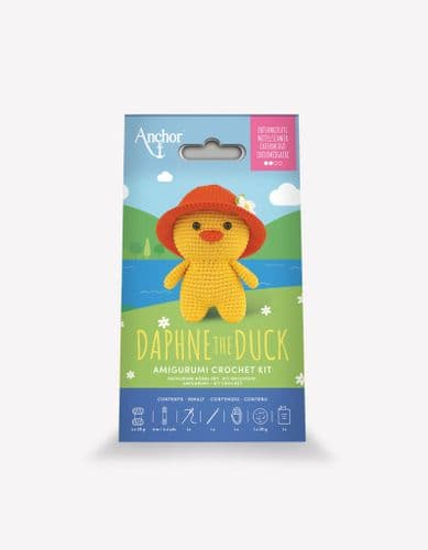 Daphne the Duck Small Amigurumi Crochet Kit by Anchor