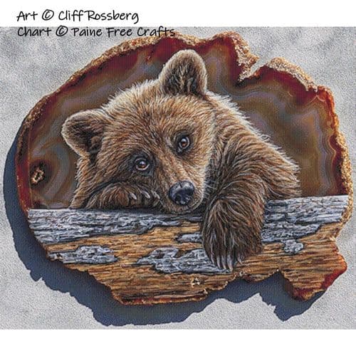Day Dreamer (Bear) by Paine Free Crafts printed cross stitch chart