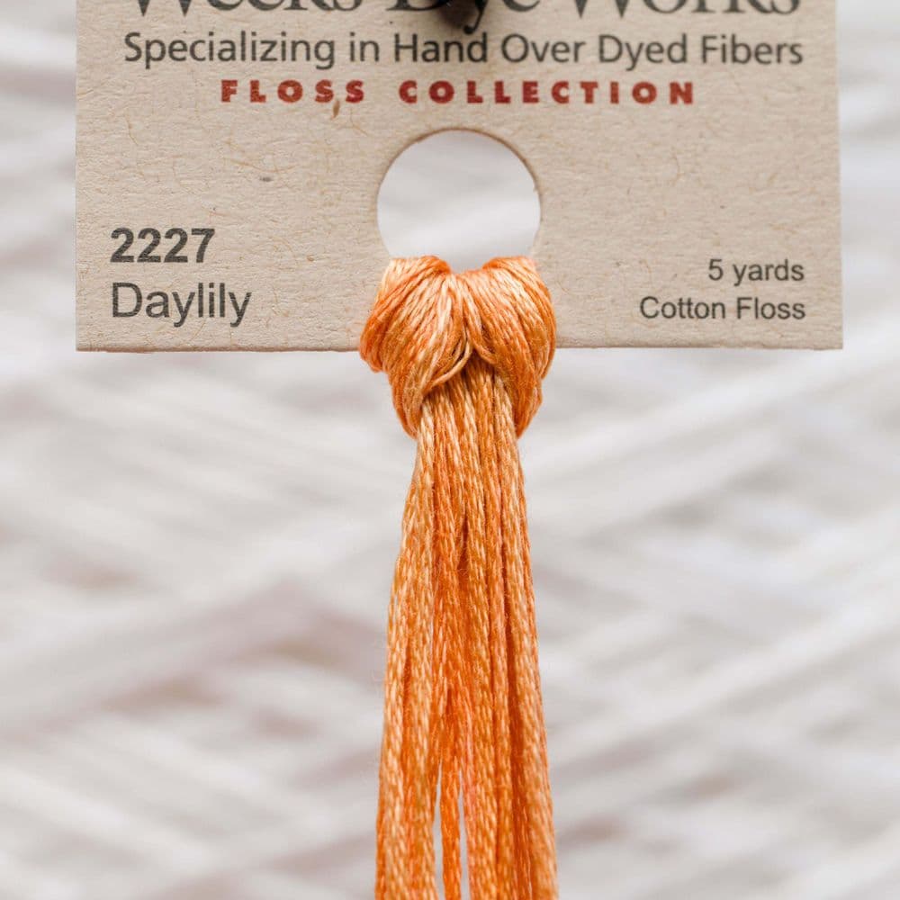 Weekly Thread Daylily 2227 Weeks Dye Works thread