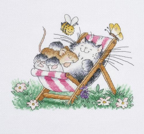 Deckchair Kitty Calendar WOXS Issue 365 project pack