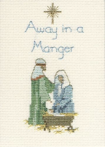 Derwentwater Designs Away in a Manger cross stitch kit