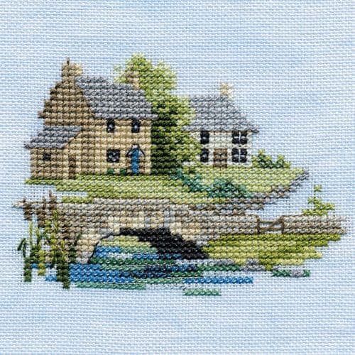 Derwentwater Designs Brookside (aida) cross stitch kit