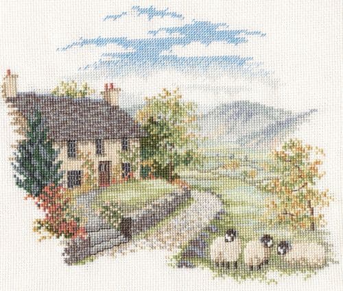 Derwentwater Designs High Hill Farm cross stitch kit