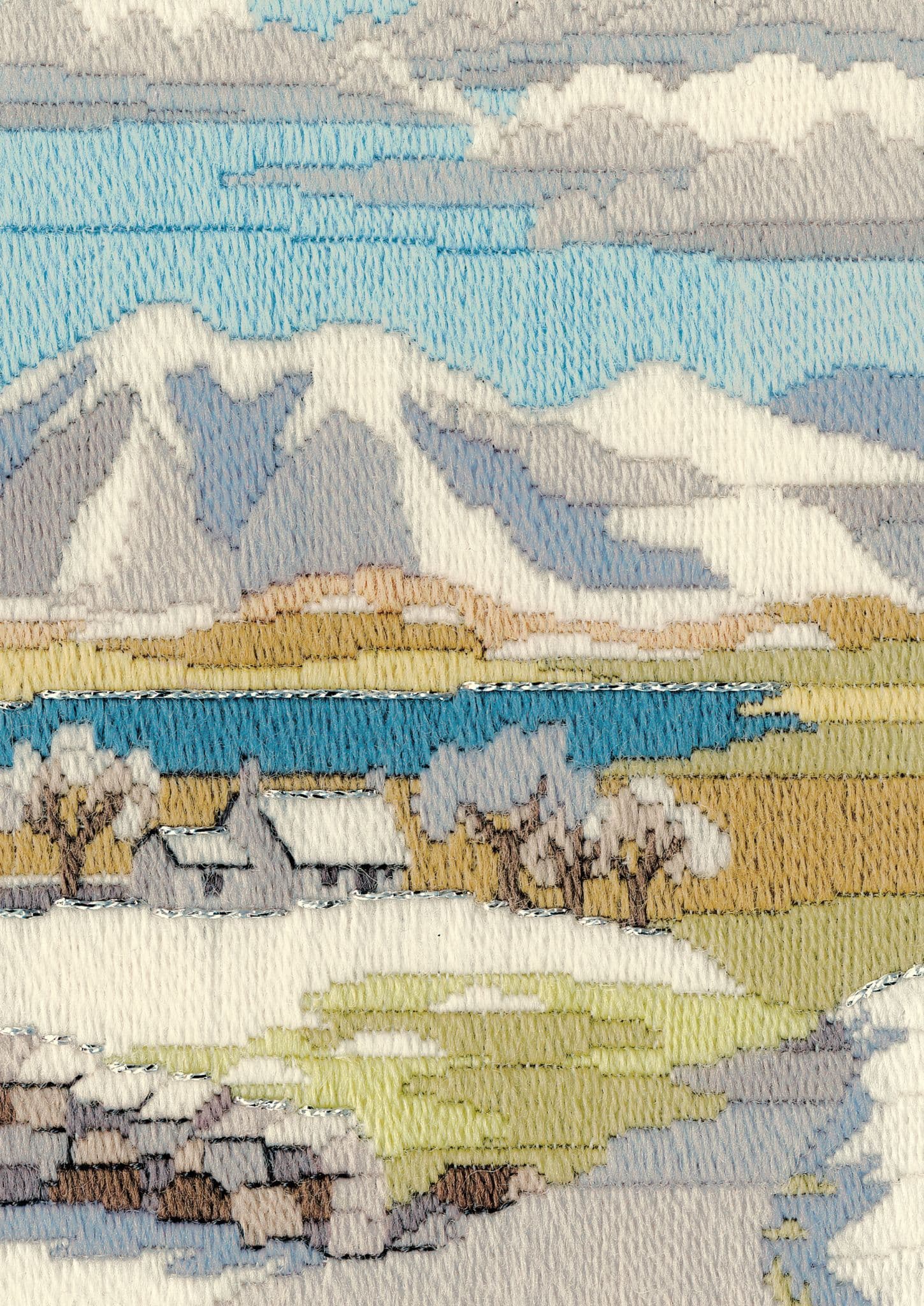 Kit Point De Croix Vintage – Quiet Reflections – Derwentwater Designs – Années 90