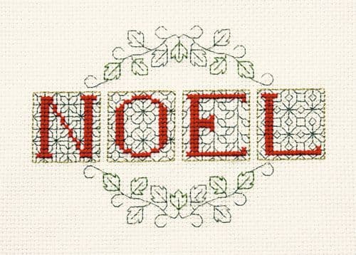 Derwentwater Designs Noel cross stitch kit