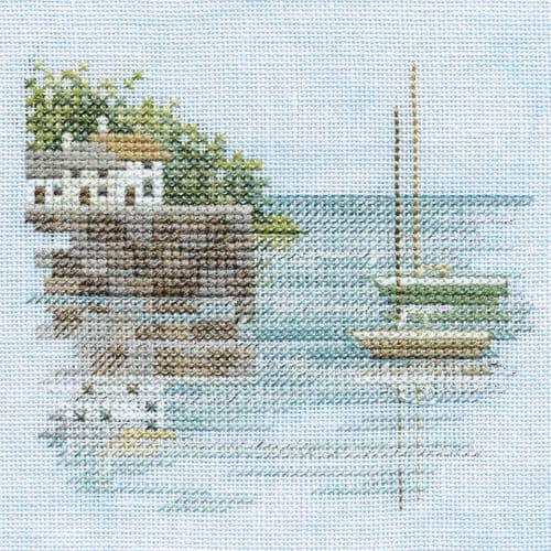 Derwentwater Designs Quayside (linen) cross stitch kit