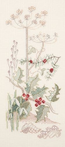 Derwentwater Designs Seasons Panels - Winter cross stitch kit