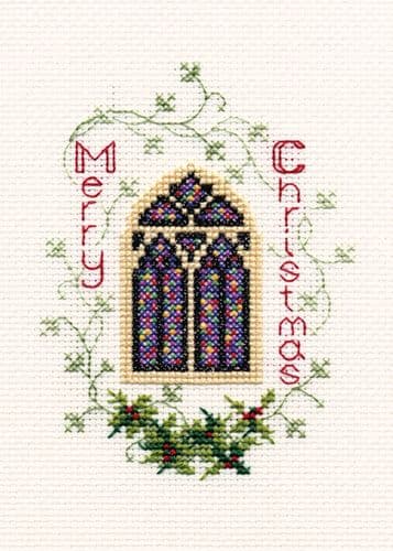 Derwentwater Designs Stained Glass Window cross stitch kit