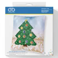 Diamond Dotz Diamond Painting Kit: Cushion: Christmas Tree