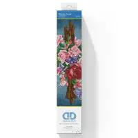 Diamond Dotz Diamond Painting Kit: Flower Cross