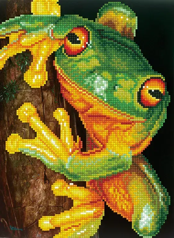 Diamond Dotz Freestyle Steinchen – Frog Green, 12 G, 2,8 Mm, Funkelnde Diamanten Für Kreative Bastelprojekte