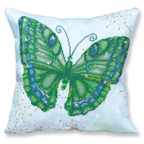 Diamond Dotz Diamond Painting Kit: Papillon Vert - EXCESS STOCK