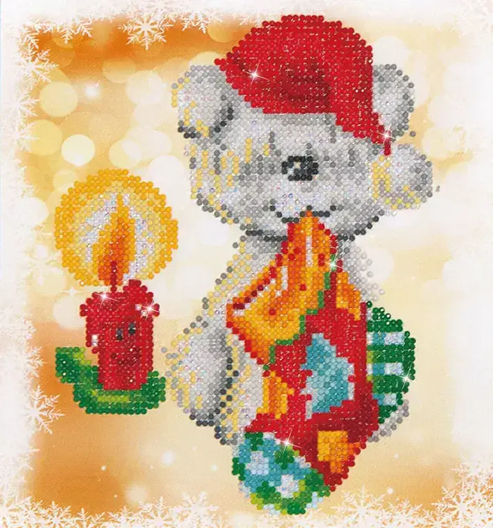 Diamond Dotz Diamond Painting Kit Puppy Stocking