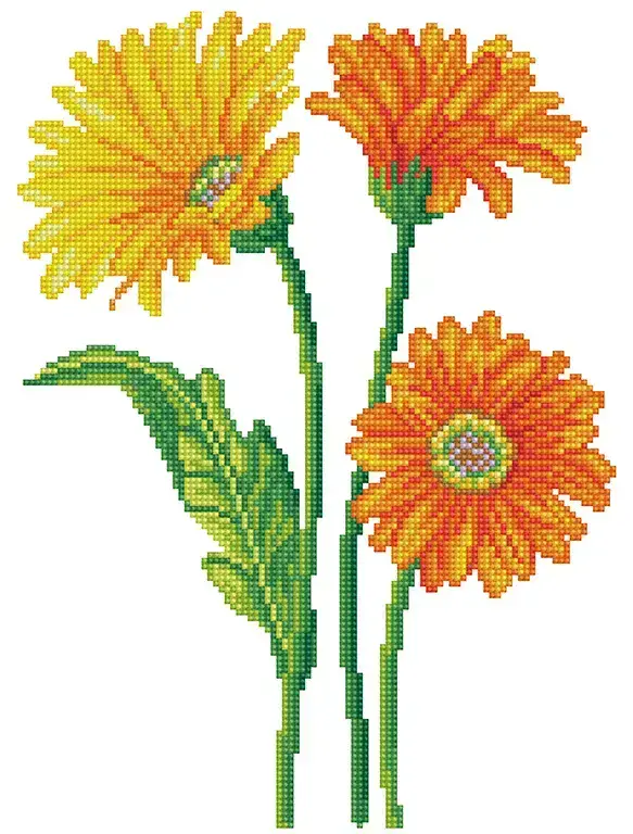 Fabulous Art DMART-21 4パックセット Diamond Dotz Diamond Painting Kit Standing Tall