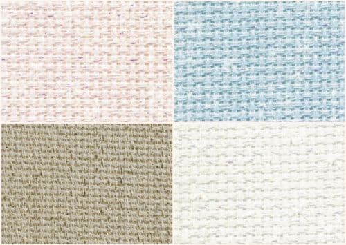 DMC 14 count Iridescent aida 5 piece Card Packs