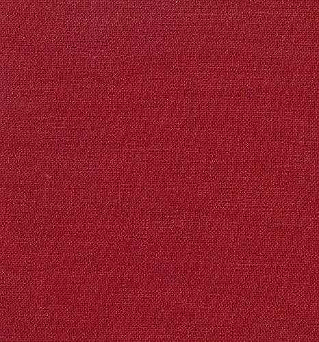 DMC 28 count 306 Red linen