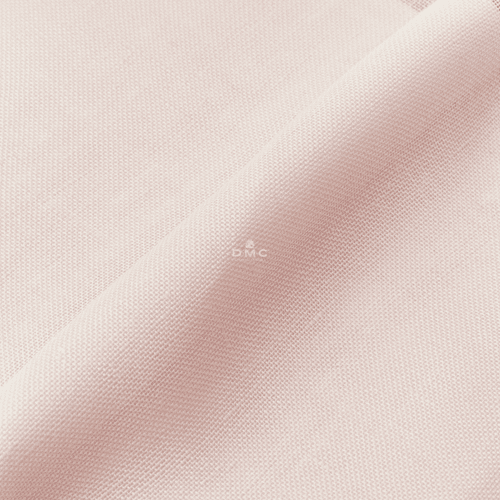 DMC 28 count 784 Pale Pink linen