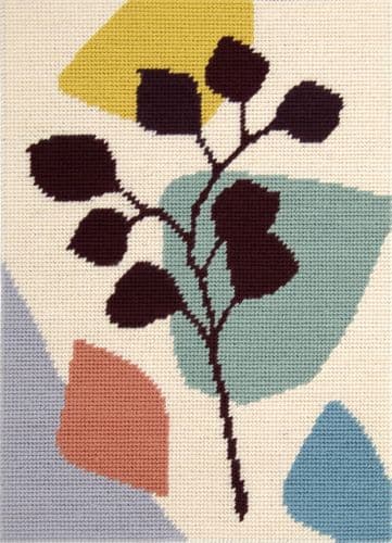 DMC Abstract Plant Tapestry Canvas