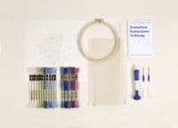 DMC Hydrangea Petals punch needle kit