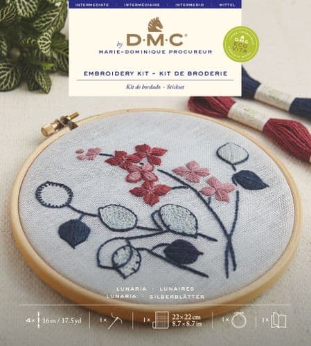 DMC Lunaria embroidery kit