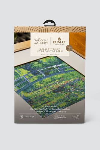 DMC Monet The Water Lily Pond cross stitch kit
