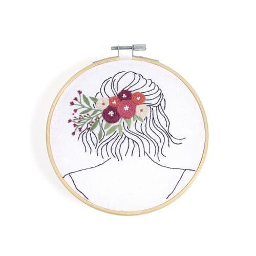 DMC Petal and Pearls embroidery kit