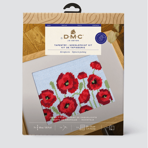 DMC Poppy Field Tapestry Needlepoint Kit