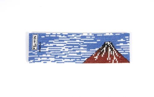 DMC Red Fuji Hokusai Bookmark cross stitch kit