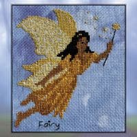 DMC skeins for the Mythical Creatures A Field Guid SAL from Climbing Goat Designs