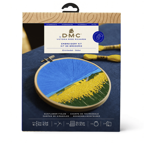 DMC Sunflowers by Victoria Rose Richards embroidery kit - EXCESS STOCK