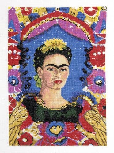 DMC The Frame Frida Kahlo cross stitch kit