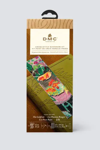 DMC The Goldfish Bookmark cross stitch kit