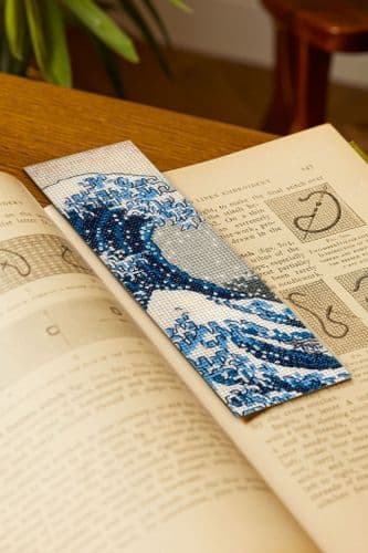 DMC The Great Wave Bookmark cross stitch kit - EXCESS STOCK