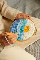 DMC The Ocean Meditation punch needle kit