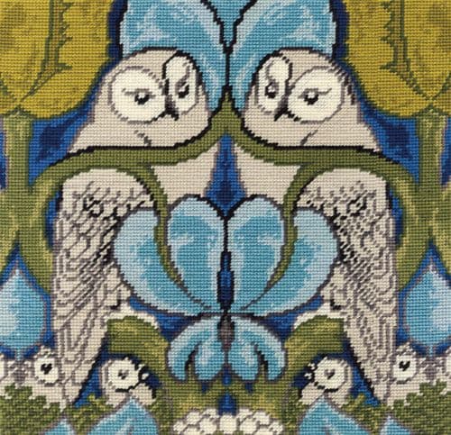 DMC The Owl by Voysey V&A Tapestry Cushion Front Kit - EXCESS STOCK