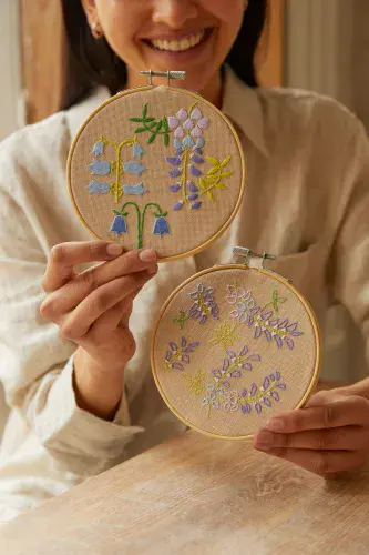 DMC The Soothing Spring embroidery duo kit