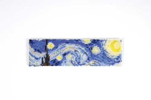 DMC The Starry Night Van Gogh Bookmark cross stitch kit