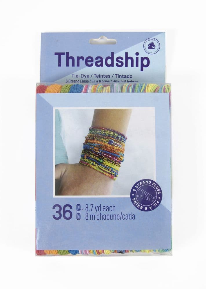 DMC Threadship - Six Strand Floss Pack - Tie-Dye 36 Skeins