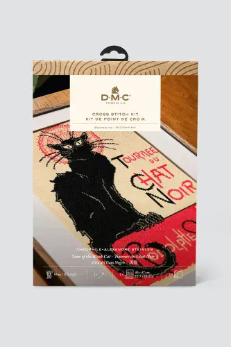 DMC Tour of the Black Cat cross stitch kit
