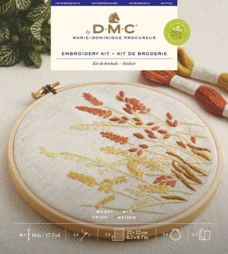 DMC Wheat embroidery kit