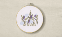 DMC Wild Blooms embroidery kit