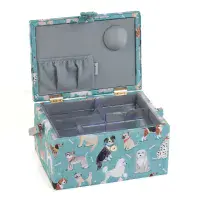 Dogs Medium Sewing Box - EXCESS STOCK