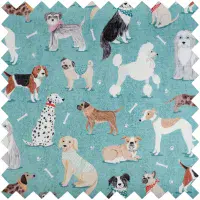 Dogs Medium Sewing Box - EXCESS STOCK