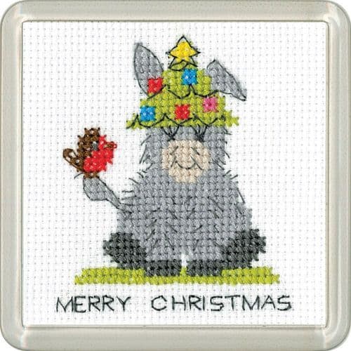Donkey Tree Hat Coaster Kit cross stitch kit