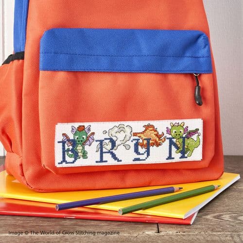 Dragon ABC Alphabet WOXS Issue 348 project pack