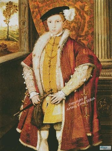 Edward VI by Artecy printed cross stitch chart