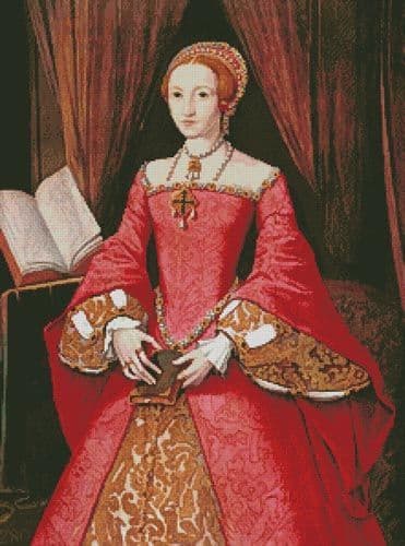 Elizabeth I when a Princess by Artecy printed cross stitch chart