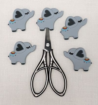 Elly Elephant Point Protectors For Scissors - Pack of 5